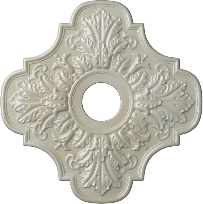 Ekena Millwork CM17PEFBSDecorative Ceiling Medallions Modeled After Original Historical Patterns & Designs, Flash Blue
