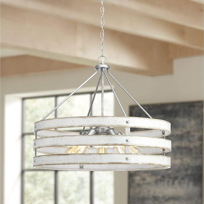 Gulliver Collection 5-Light Coastal Pendant Light Galvanized