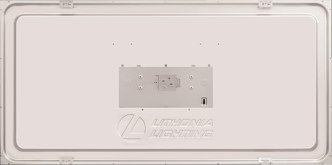 Lithonia Lighting CPANL 2x4 LED Flat Panel Light, 2 Ft. x 4 Ft. LED Light Panel, Ceiling Lighting Fixture, 4000/5000/6000 Adjustable Lumens, 3500K/4000K/5000K Switchable CCT, White