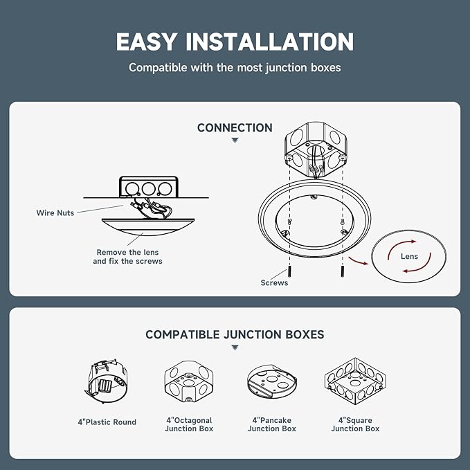 ECOELER 8 inch Oil Rubbed Bronze Flush Mount Ceiling Light Fixture, Round Aluminum Trim, 30W 3000K Warm White 2000Lm, Dimmable Ultra-Thin LED Disc Light, ETL&FCC Listed