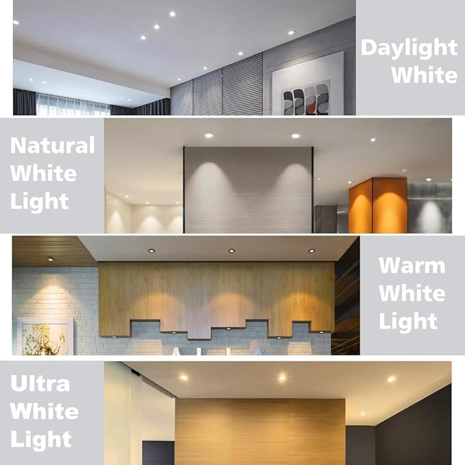 2 Inch LED Downlight, Recessed Lighting Dimmable Ceiling Light, 3W, 4000K Natural White, CRI80 with LED Driver(35W Halogen Equivalent), 20 Pack