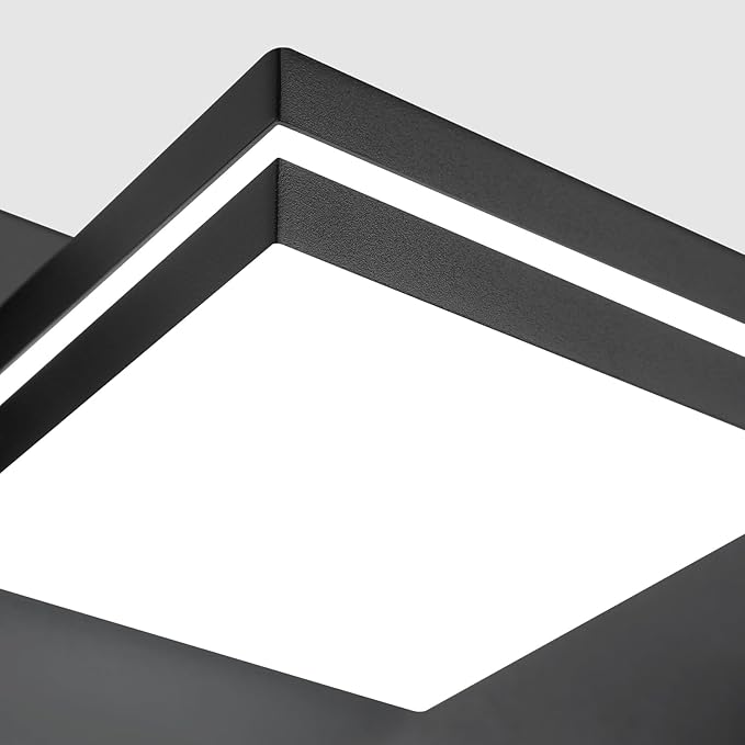 Bathroom Vanity Lighting Fixtures Over Mirror (3-Light, 24-Inch) Modern LED Bathroom Wall Lighting Fixtures, Matte Black (Cool White 6000K)