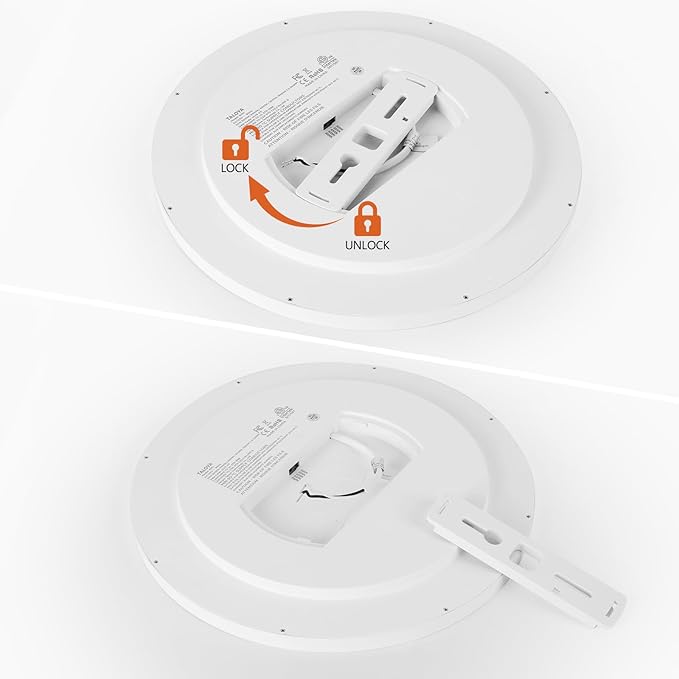 TALOYA 2 Pack of White 10 Inch Ceiling Mount LED Light Fixture, 5-in-1 CCT Selectable, 2000lw 20W Super Bright Round Ultra Slim Surface Mounted Lamp for Basement Foyer Hallway Kitchen