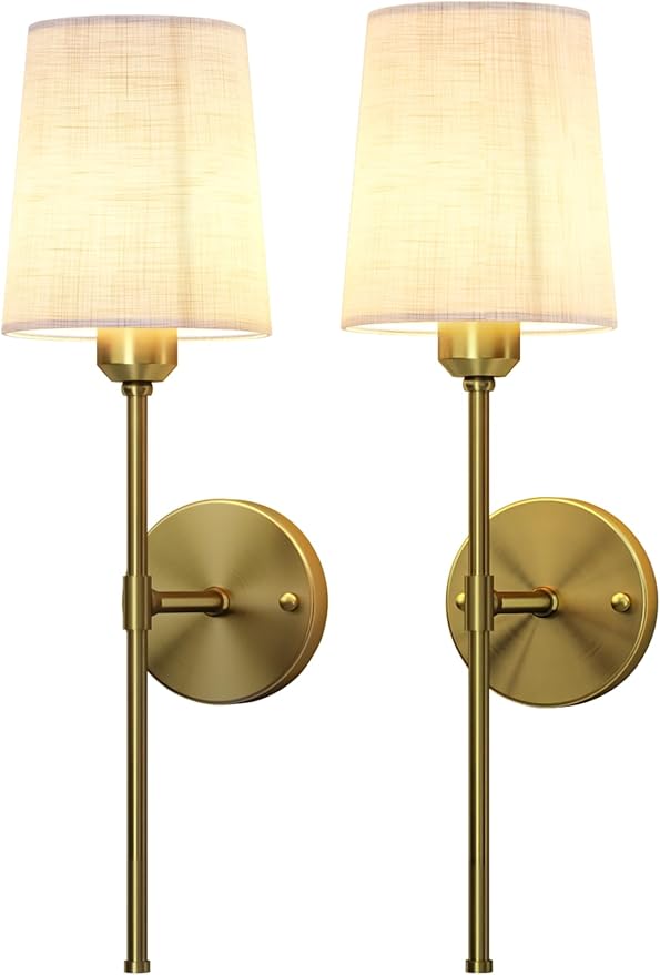 Rechargeable Wall Lights, Battery Operated Wall Sconce Set of 2, 7500mAh, Dimmable, Remote Control, Timer, Magnetic Bulb, 3 Color Temps, RGB, Wireless Wall Lamps, for Bedroom Living Room Hallway Decor