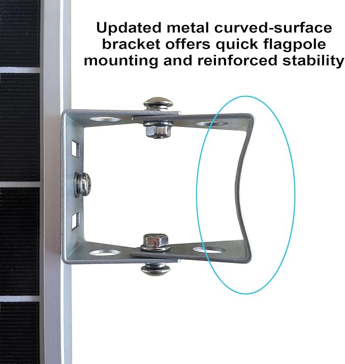 Flag Pole Light Solar Powered Outdoor Waterproof Auto Work Dusk to Dawn 36LED Warm White for Max 3 inch Pole Flood Spot Lights American Bright for Outside Garden Yard Patio