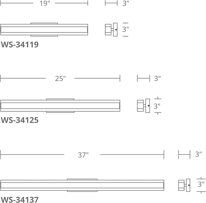 Modern Forms Cinch 25in LED Bathroom Vanity or Wall Light 3-CCT 2700K-3000K-3500K Set to 2700K in Brushed Nickel
