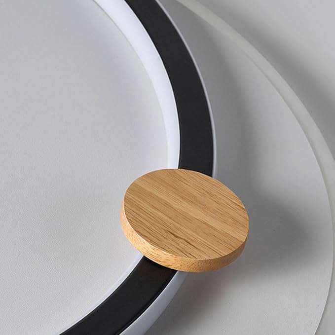 Modern Minimalist Indoor Ceiling Lamp Metal and Acrylic Material Flat Lighting Nordic Circular Ceiling Lights Suitable for Study and Bedroom
