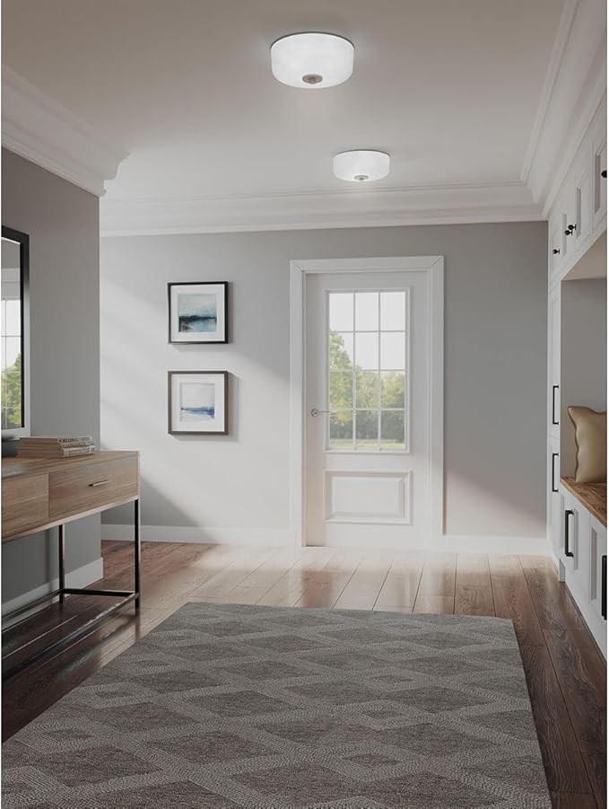 Progress Lighting Alexa Collection Two-Light 12-1/4'' Flush Mount