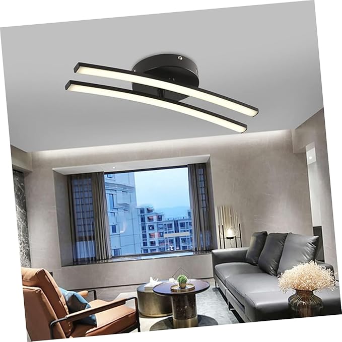 LALAFINA Modern Minimalist Ceiling Lamp Fixture for Living Room Bedroom and Hallway and Warm Light Stylish Home Decor and Energy Efficient Lighting
