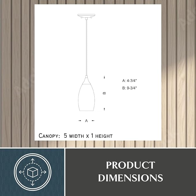 VAXCEL 2-Pack Milano Mini Pendant for Kitchen Island, Satin Nickel Finish, Transitional Ceiling Mounted Lighting, Easy Installation