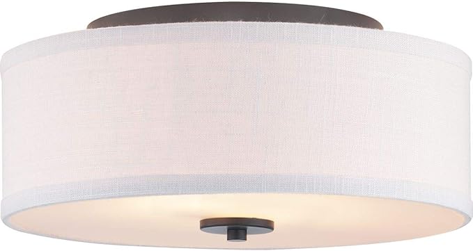 Progress Lighting P350130-143 Inspire Close-to-Ceiling, Black, 5.50x13.00x13.00