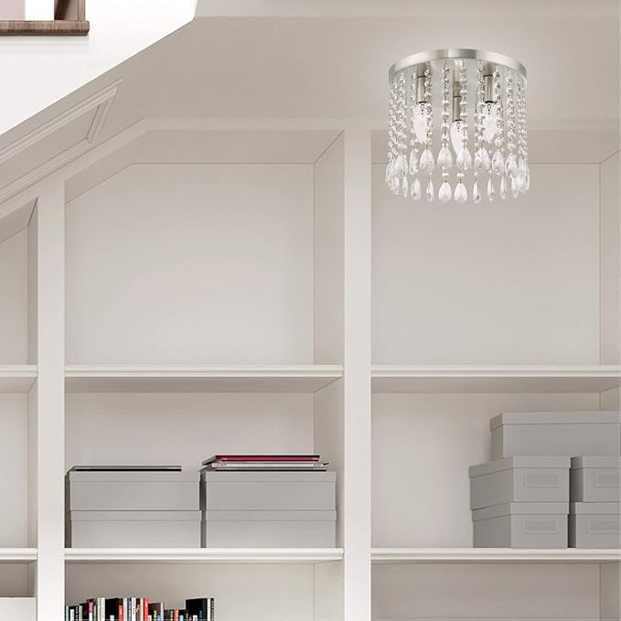 Livex Lighting 3 Lt Brushed Nickel Ceiling Mount