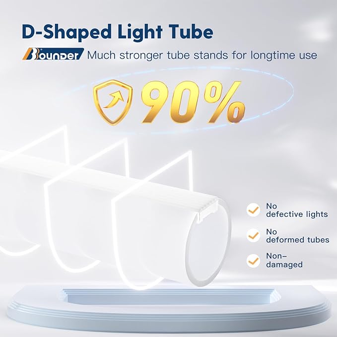 BBOUNDER 4 Pack Linkable LED Utility Shop Light, 4 FT, 4000 LM, 48 Inch Integrated Fixture for Garage, 40W Equivalent 250W, 5000K Daylight, Surface + Suspension Mount, Black