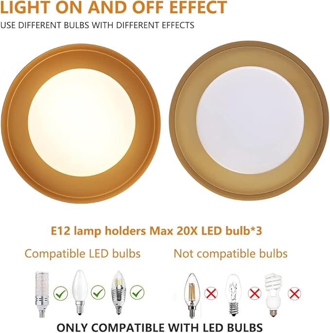 Modern Flush Mount Ceiling Light,Minimalist Close to Ceiling Lighting Fixture,Black and Gold Flush Mount Light Fixture forBedroom,Entry, Hallway,Balcony, Bathroom (16.5'')