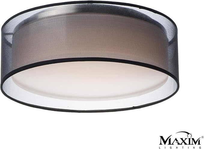 Maxim Lighting Prime 3-Light Flush Mount | BO Finish | Hallway Flush Mount Ceiling Light | 10220BO