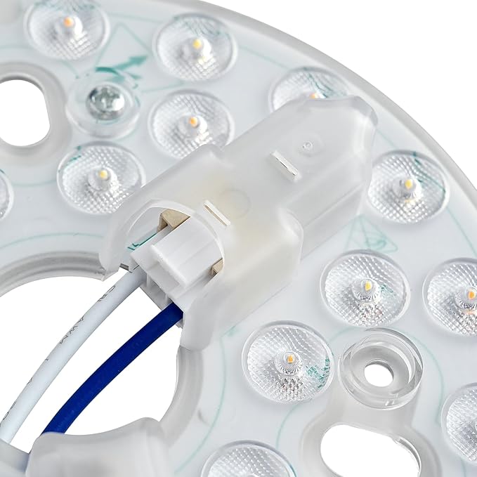 Ceiling Fan Light Retrofit Kit, Ceiling Light Retrofit Kit, 5.3 inch, 3 Color Temperatures, 15 Watts, 1800 Lumens 120V ETL Listed (3CCT)