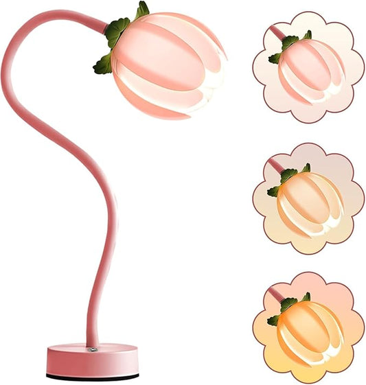 ONXE Flower Table Lamp,Rechargeable Vintage Reading Light Tulip Desk Lamps,3 Colors Modes Bedside Lamps Decor,Living Room Bedroom Room Lighting Night Light Home Valentine Gifts for Women & Teens