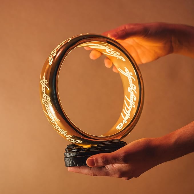 Lamp Lord of The Rings Collector Edition - Hobbit Merchandise - LOTR Merchandise - Lord of The Rings Decoration - USB and Battery Powered Official Product