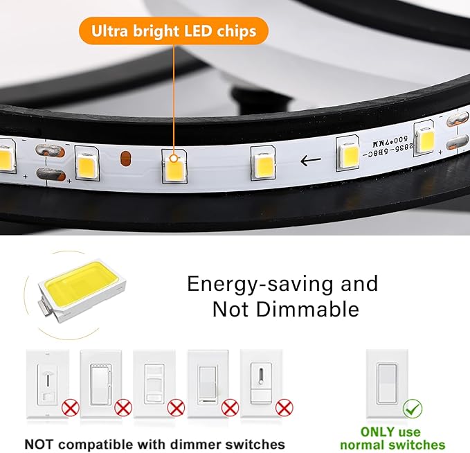 Modern LED Ceiling Light, Black 4 Rings Flush Mount Ceiling Light, 4000K Lighting Fixture Ceiling Lamp for Kitchen, Bedroom, Living Room, Laundry Room