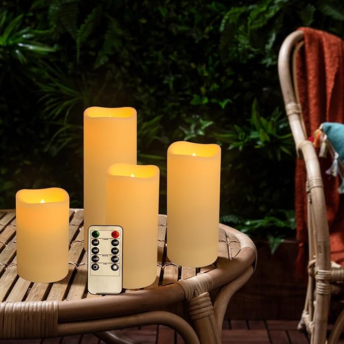 fclayvts 36-Pack LED Flameless Candles with Remote Control - Perfect for Home, Parties, and Special Occasions - Create a Magical Ambiance Effortlessly(Three Sizes)