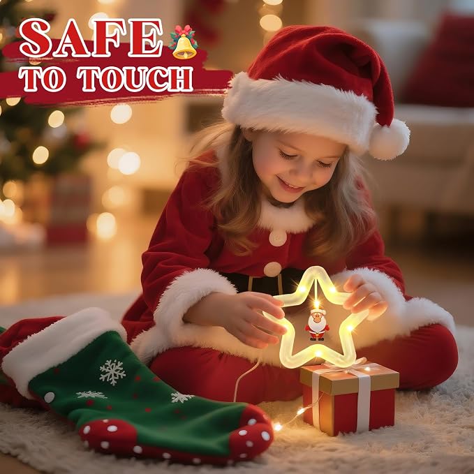 Christmas Star Curtain Lights, Christmas Window Lights Decor with Remote,8 Lighting Modes, IP65 Waterproof, 10 Hooks Christmas Decorations Indoor Outdoor for Bedroom Party Wall Door Window