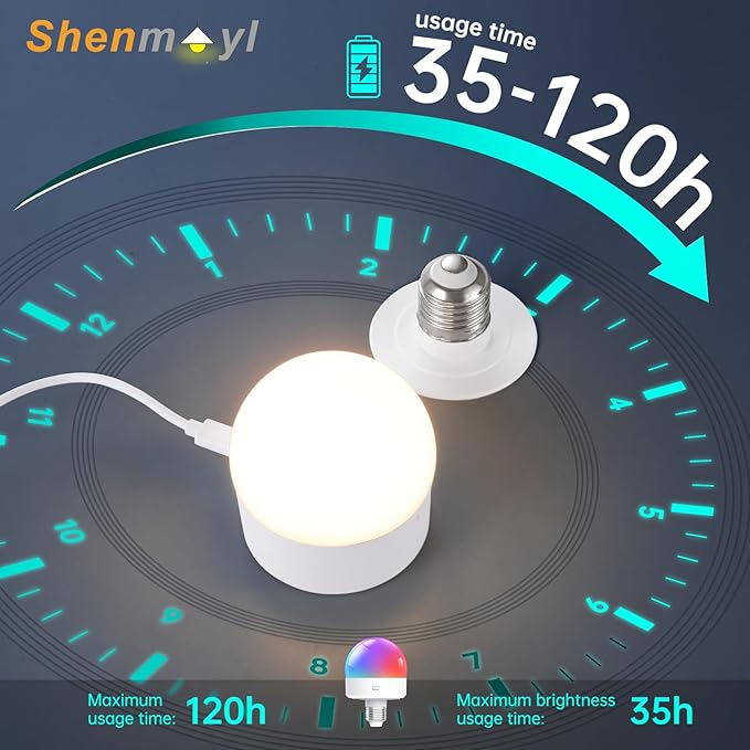 Shenmoyl Adhesive Battery Operated Wall Sconce Set of 2, 5000 mAh Battery Rechargeable Bulb with 12 RGB Colors, Stick on Wall Sconce No Drill Wall Lights, Pattern