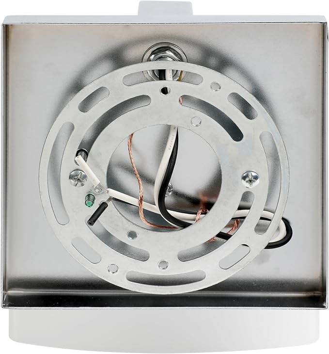 Design House Dove Creek Wall Light Sconce – Dimmable with Frosted Glass for Hallway, Bathroom, Foyer, Bedroom – Polished Chrome – Design House, 589663