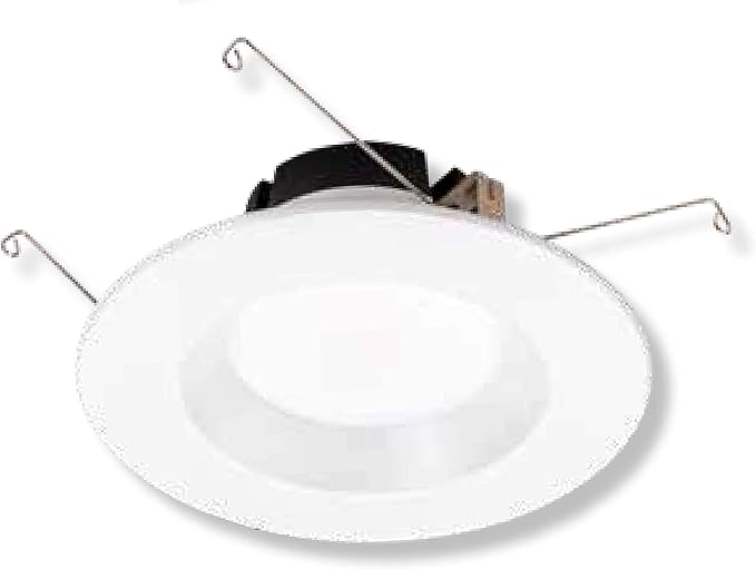 Topaz Round 4 Inch LED Recessed Retrofit Downlight, 7 W, Smooth Trim, 5CCT Selectable 2700K,3000K,3500K,4000K,5000K, White