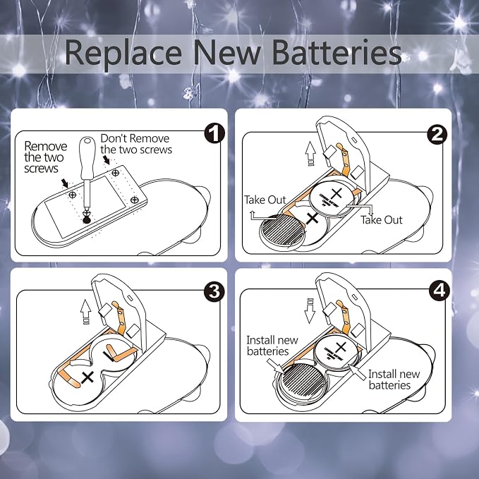 6 Pack Fairy Lights Battery Operated Mini String Lights with Timer 2PCS Remote - 6.5ft 20LED Cool White Firefly Light Waterproof Silver Wire Twinkle Light DIY Mason Jar Wedding Party Christmas Decor