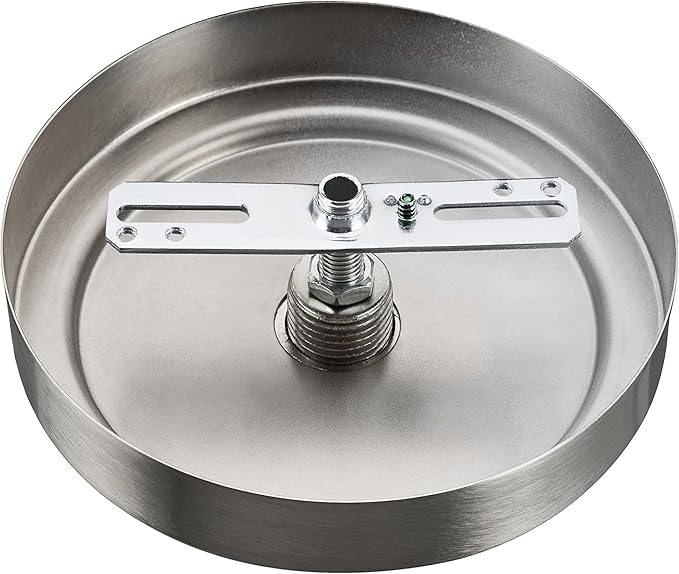 Aspen Creative 21508-31, Transitional Chandelier & Light Fixture Canopy Kit w/Collar Loop, Brushed Nickel, 5-1/2" Diameter, 1" Center Hole