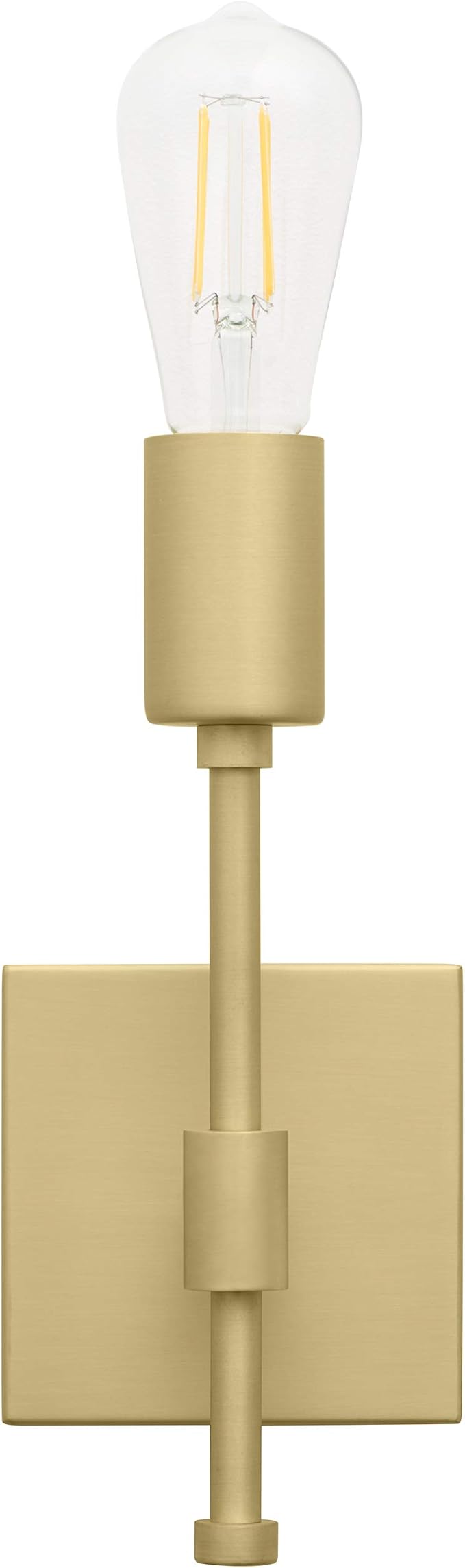 Linea di Liara Berbella Gold Wall Sconce Light Fixture Modern Sconce Wall Lighting Bathroom Wall Sconces Hallway Light Fixtures Wall Lamp for Bedroom, LED Bulb Included, UL Listed
