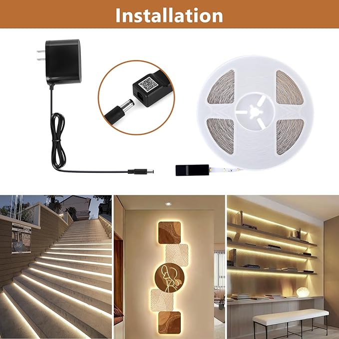 Wefomey White LED Strip Lights, 100ft Dimmable Bright 24V Led Tape Light with Remote and App Control, 2700K-6500K White 1440 LEDs Lights for Bedroom, Kitchen, Ceiling (1 Rolls of 100ft)