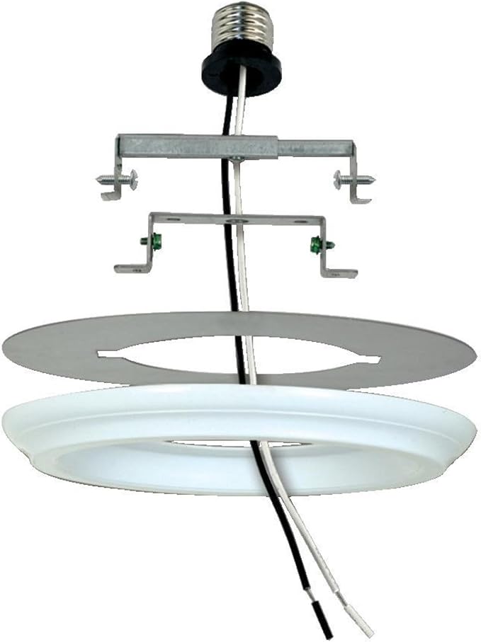 Westinghouse 0101100 Recessed Light Converter,1,Finished White,(Pack of 6)