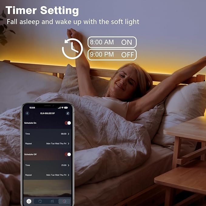 COB LED Strip 32.8ft, Dimmable 2700K-6500K High Bright Dotless LED Tape Light with Remote and APP Control, 6080LEDs, DC24V, CRI>90, 8mm Width, Warm White to Cool White LED Strip Lights for Bedroom
