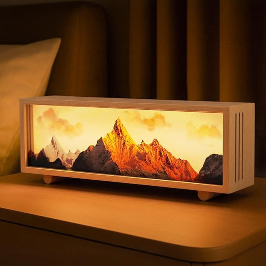 JOHOUSE Mountain Lamp- Unique Night Lamp for Bedroom, Unique Choice for Home Decor