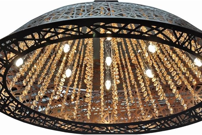 ET2 Inca-9 Light Pendant in Contemporary style-12 Inches Wide by 10 inches high-Polished Chrome Finish-Xenon Lamping Type