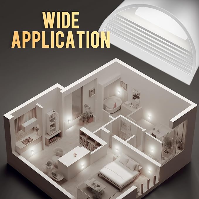 DORESshop LED Night Light[2 Pack], Night Lights Plug into Wall, 3 Level Brightness Adjustable Plug in Night Light, Dusk to Dawn Sensor Nightlights for Adults,Bedroom,Bathroom,Hallway, 5000K