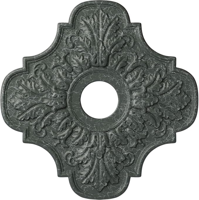 Ekena Millwork CM17PEAGCDecorative Ceiling Medallions Modeled After Original Historical Patterns & Designs, Athenian Green Crackle