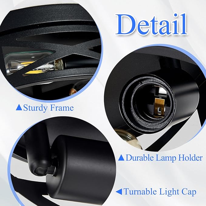 Flush Mount Ceiling Light Fixture,3-Light Ceiling Light Fixture,Black Hallway Light Fixtures Ceiling,Light Fixtures Ceiling Mount for Kitchen,Farmhouse,Hall,Bedroom,Bathroom (1 Pack)