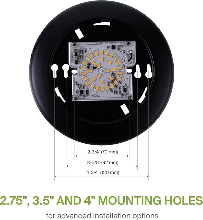 ASD 12 Pack LED Disk Lights 6 Inch, 15W 5CCT 2700K-5000K 1245LM CRI90+, Dimmable Flush Mount Ceiling Light Fixture, Low Profile Surface Mount Disc, Junction Box or Recessed Can Install, UL Energy Star