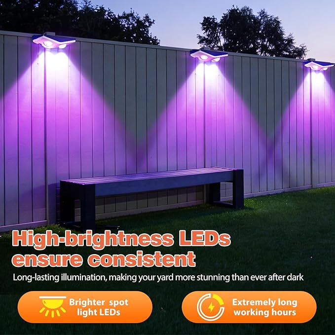Outdoor Fence Lights Plug in, 100FT RGBIC LED Fence Lights, App & Remote Control, 100 Scene Modes, IP67 Waterproof Outdoor Lights for Backyard, Patio, Deck - Brighter Than Solar Lights