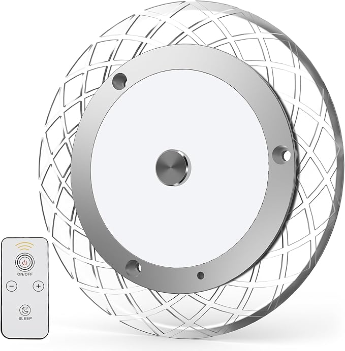 BlueFire RV Interior Lights - 600LM Dimmable LED Ceiling Dome Lights, 4 Colors, 12-18V Fixture with Dimmer Switch for Under Cabinet, Camper Van, Truck, Motorhome, Boat (1 Pack)