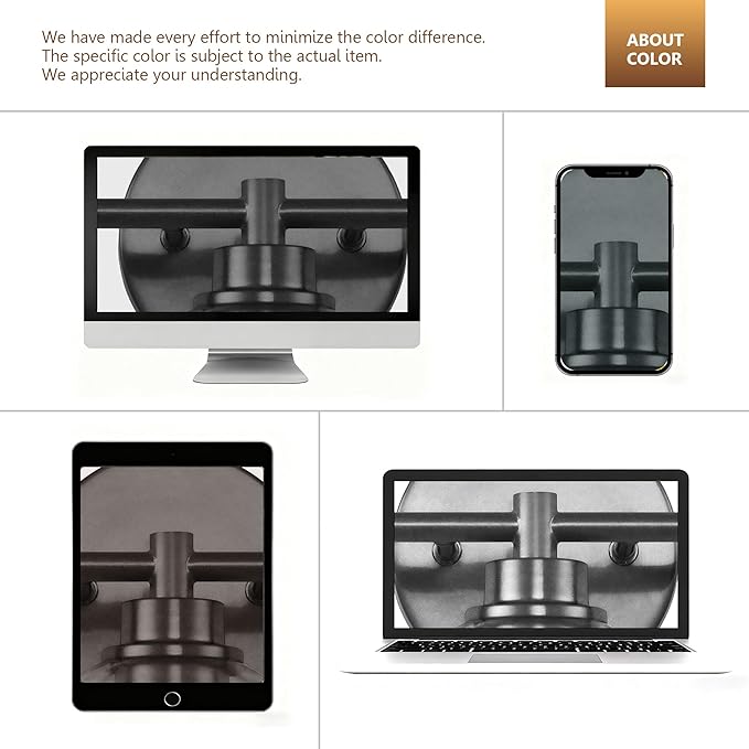 Black Bathroom Vanity Lights, 3-Light Wall Sconce with Glass Globe Shade, Vanity Lighting for Bathroom/Bedroom/Dressing Room, Vertical/Horizontal Mounted, E26 Bulb Base (Bulb Not Included)