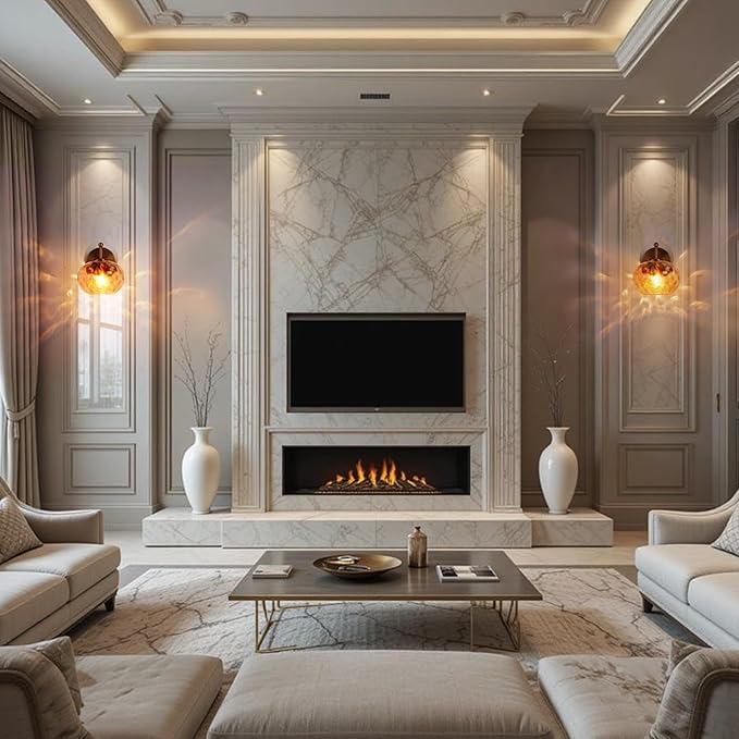 Gold Wall Sconce Light Amber Hammered Glass Vanity Lighting Brushed Brass Champagne Wall Lamp for Bathroom Over Mirror