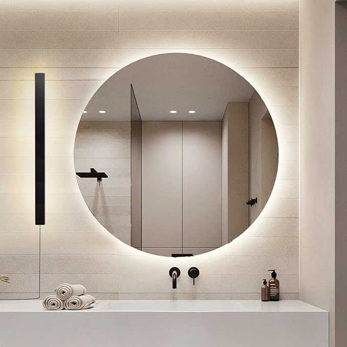 KELUOLY Modern Plug in Long Wall Sconce, 39" Black Matte LED Wall Lights, 20W Warm White 3000K Acrylic Indoor Wall lamp, with 59" Plug Cable for Bedroom, Living Room, Hallway