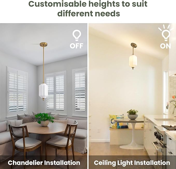 Vintage Milk Glass Pendant Lights 5.5 Inch Mid Century Brass Hanging Ceiling Light, Small Adjustable Height Kitchen Island Hanging Lights for Dining Room, Kitchen, Hallway and Bedroom, E12 Base