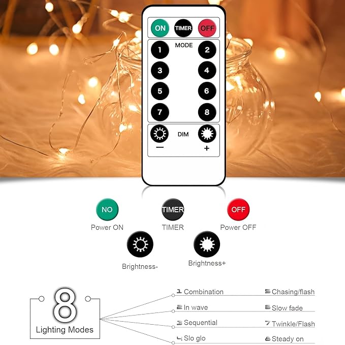 Lainin String Lights 11.5FT 96 LED Curtain Lights 18 Butterfly Drops Twinkle Lights 8 Modes Fairy String Lights for Party Indoor Outdoor Room Garden Wall Wedding Christmas Xmas Decorations (Blue)