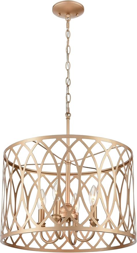 ML Lighting 4214-PMG Traditional, Painted Modern Gold