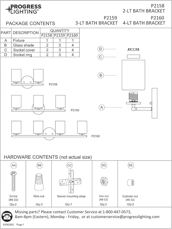 Progress Lighting Replay Collection 4 Light Bathroom Vanity Light, Modern Bath Lighting Fixture with Etched White Glass Shades for Over The Mirror, Reversible Mounting, Polished Nickel
