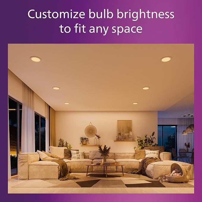 Philips LED 60W Slim 6-inch Canless Downlight 24-Pack Selectable White Mult-CCT 1000 Lumen (12.5W = 60W) Dimmable No Housing Required